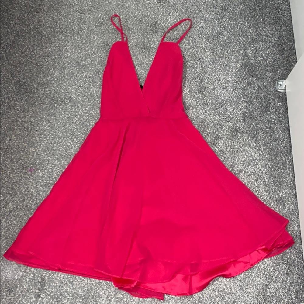 Magenta Pink Skater Skirt